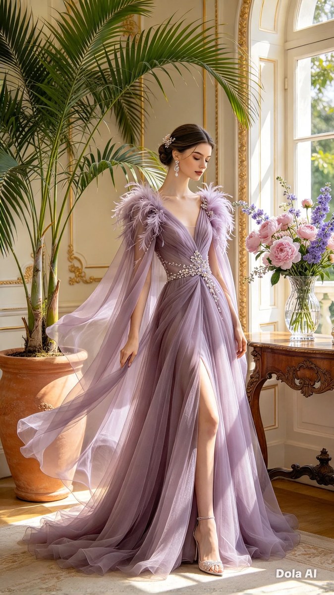 Haute Couture Portrait in a Classic Interior output 4