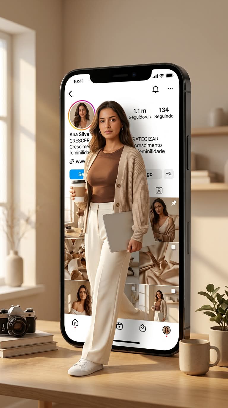 Photorealistic Creator Studio Social Media Ad
