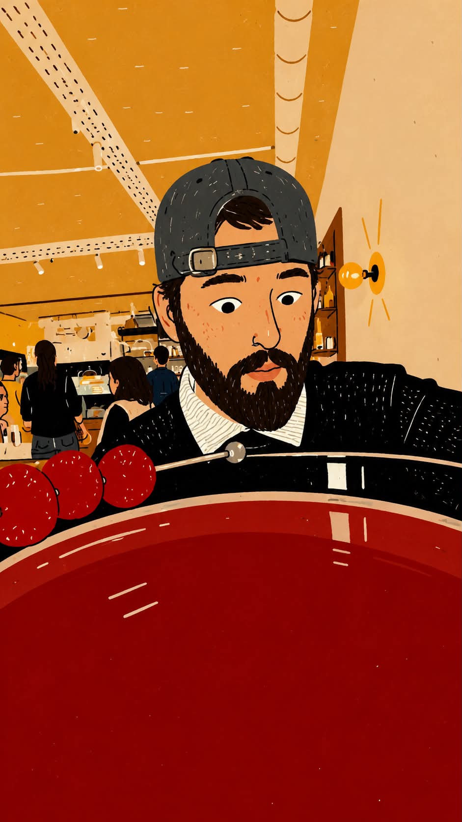 Modern Naïve Illustration from a Photo