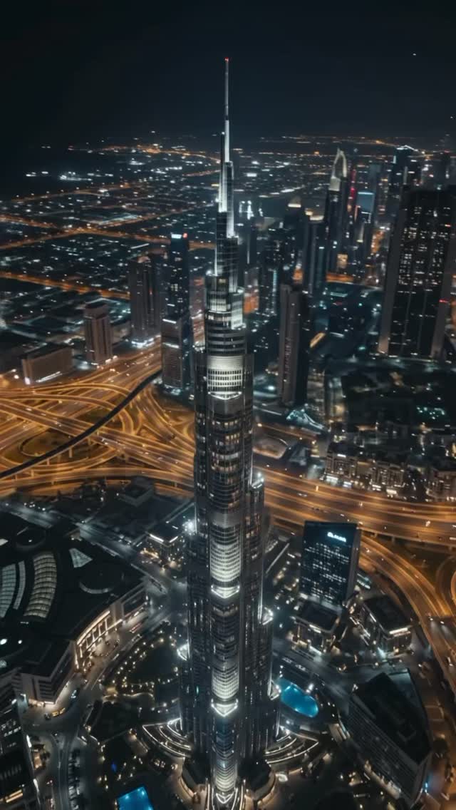 Dubai Night Drive: Bugatti Chiron Cinematic Sequence