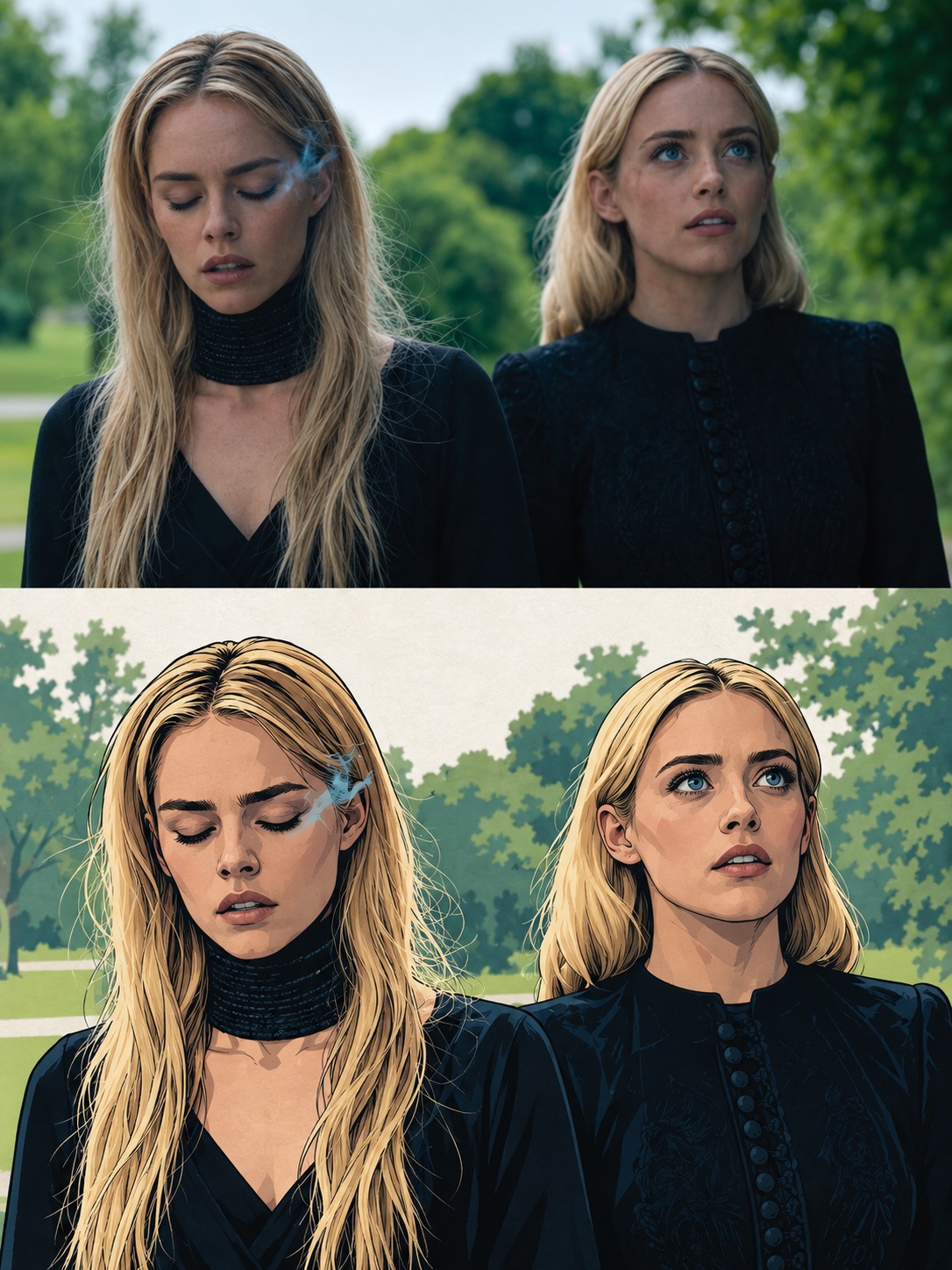 Split Photo and American Urban Comic Transformation