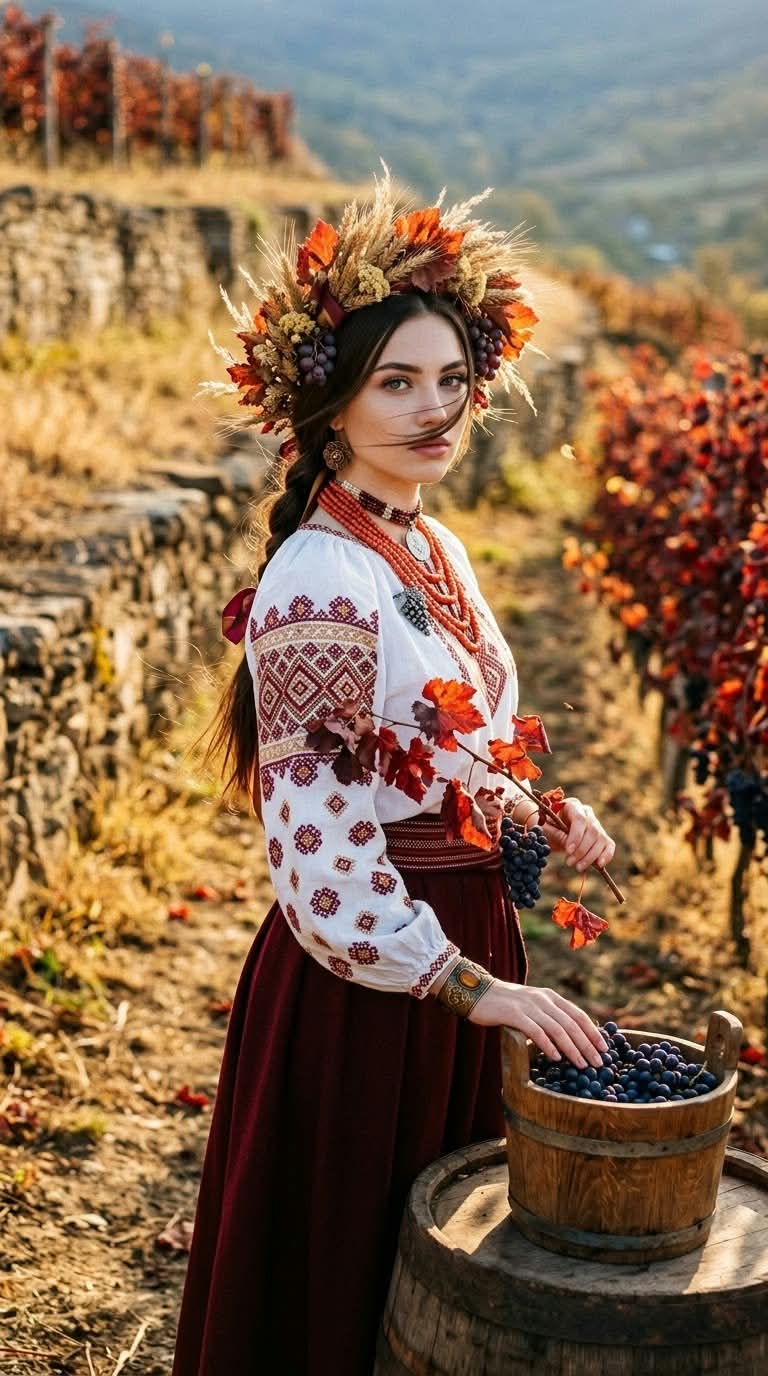 Cinematic Portrait in a Zakarpattian Vineyard output 2