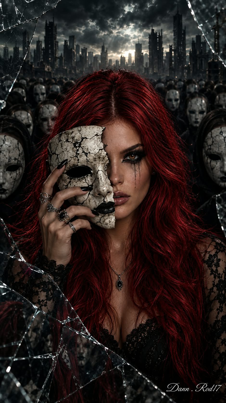 BE YOU — Masked Dystopian Gothic Portrait