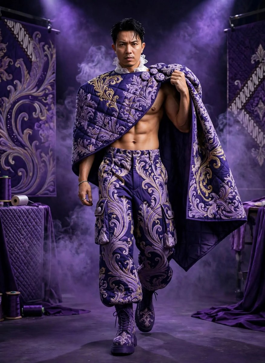 Quilted Couture Fashion Design output 7