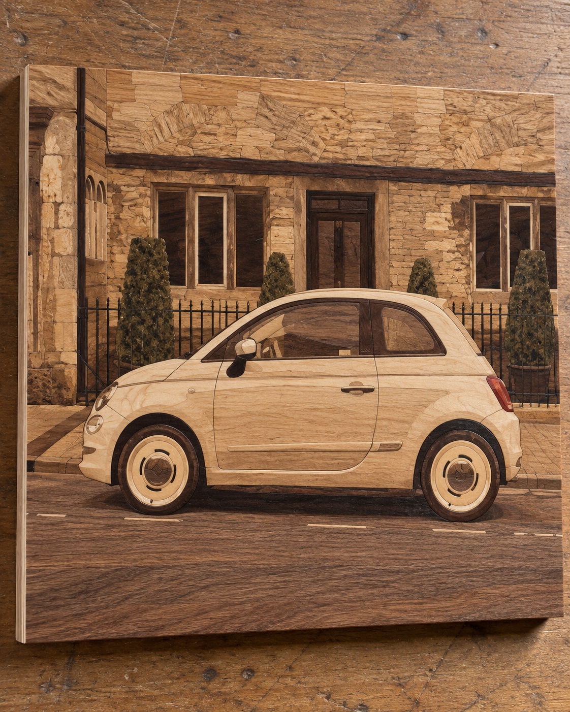 Turn a Photo into a Wood Marquetry Panel output 3