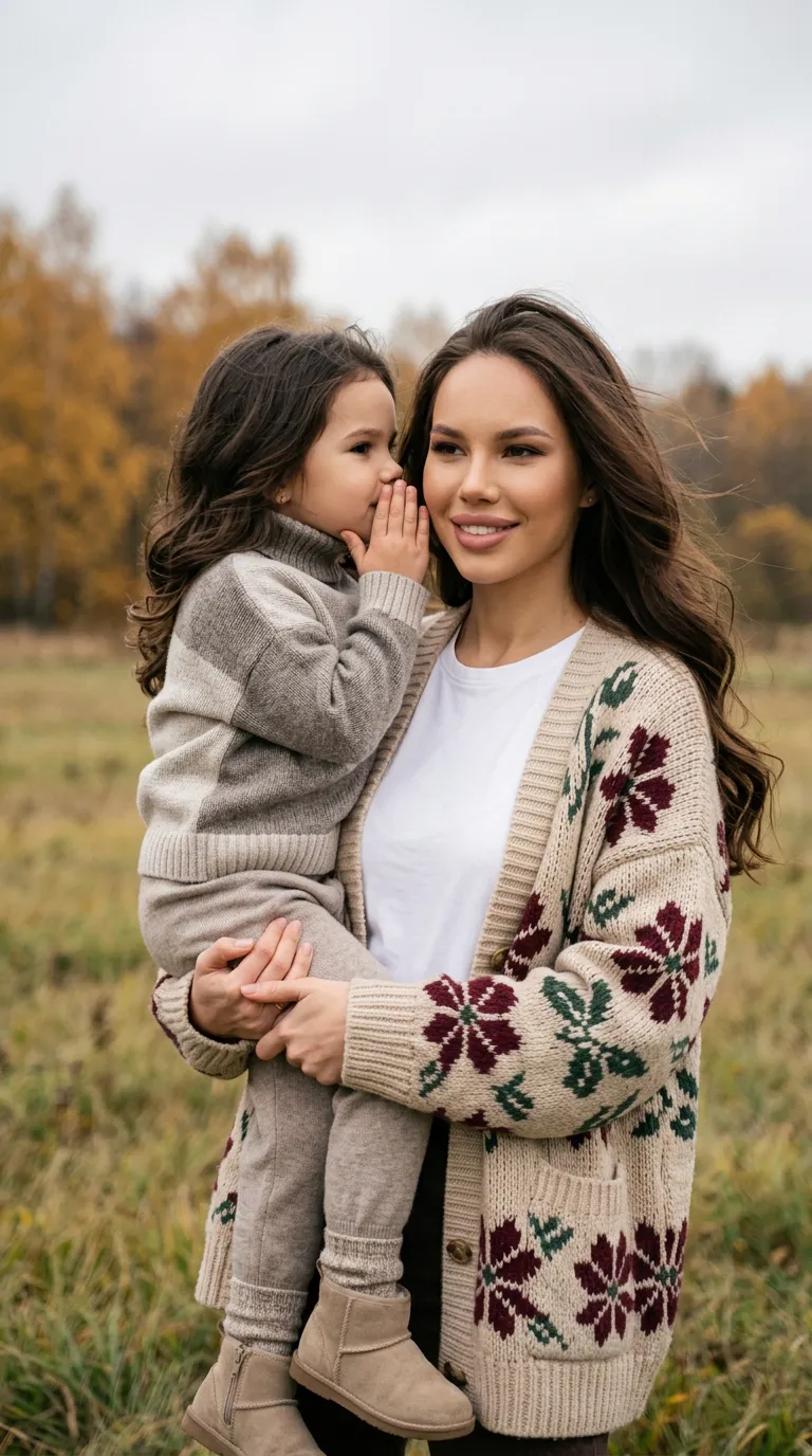 Autumn Portrait of a Mother and Daughter output 2