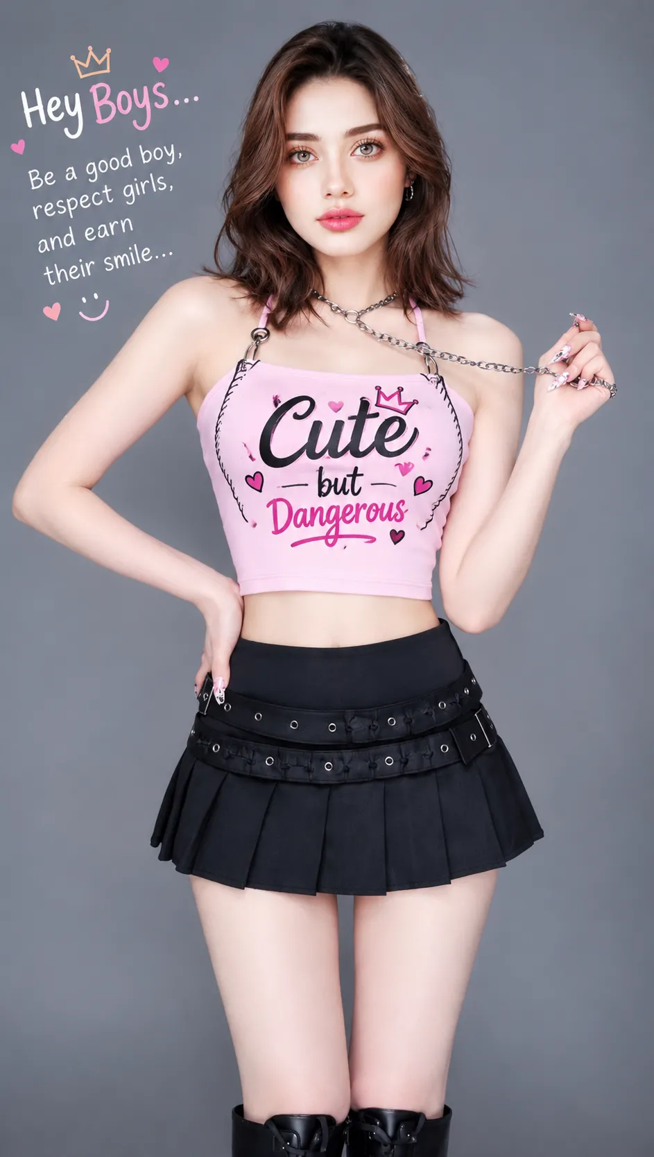 Cute but Dangerous Fashion Portrait
