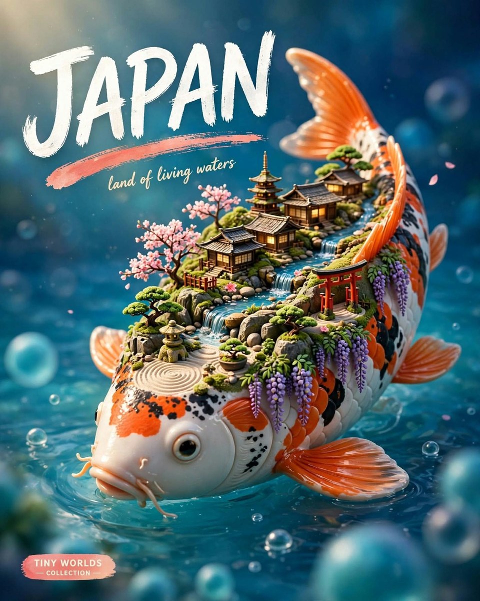 Tiny Worlds Travel Poster output 2
