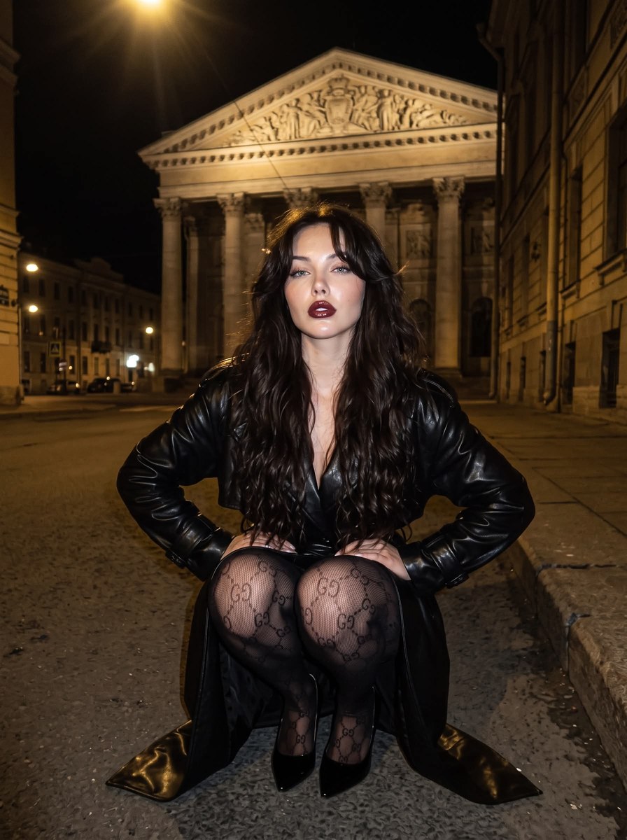 Golden-Flash Night Portrait in Saint Petersburg output 2
