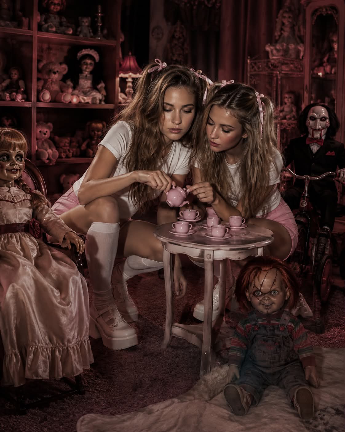 Dark Fantasy Halloween Editorial Portrait output 2