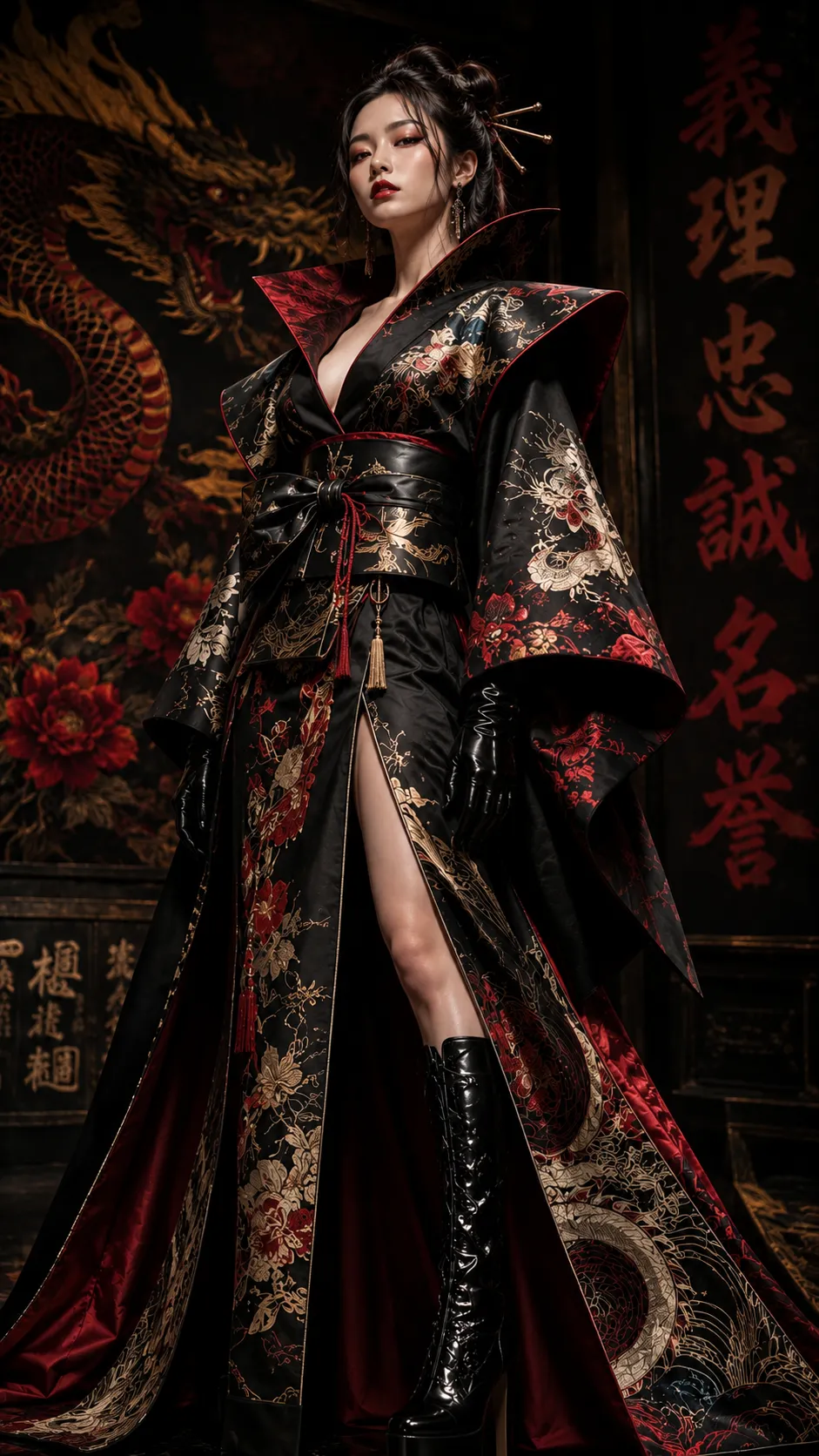 Crimson Dragon Couture Editorial output 1