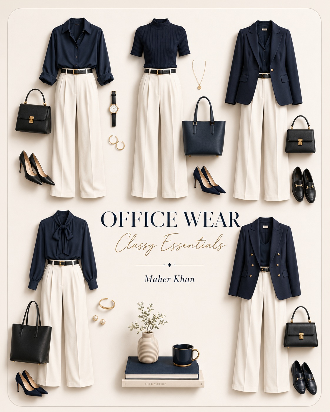 Luxury Editorial Office-Wear Fashion Board output 3