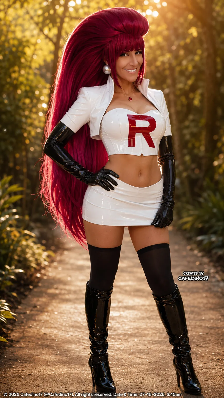 Jessie Cosplay Golden-Hour Portrait