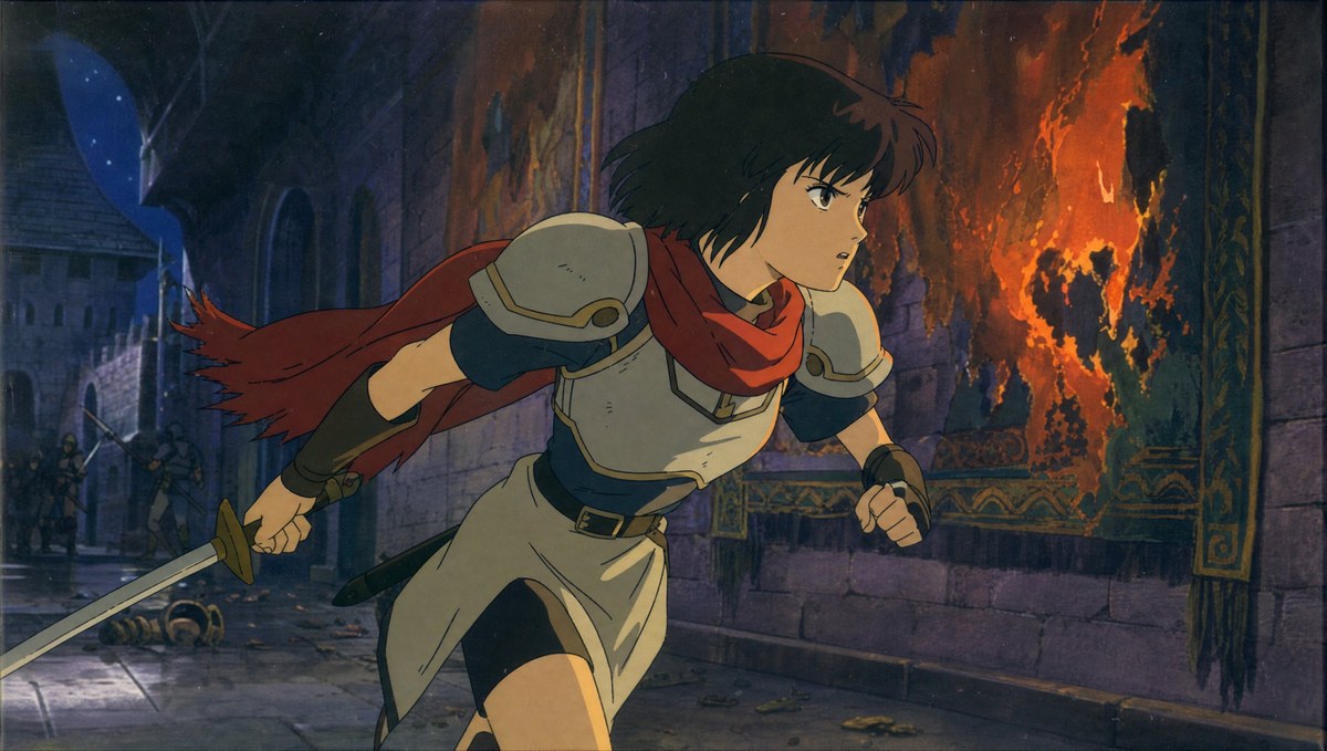 Continuous Motion-Path Storyboard in 1990s Cel-Anime Style output 2