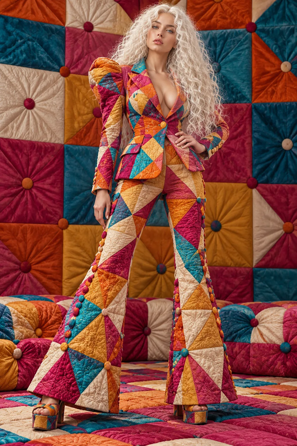 Quilted Couture Fashion Look output 25