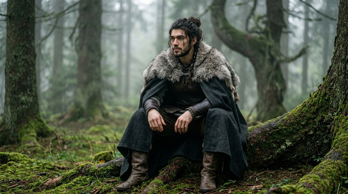 The Northern Warrior: Nordic Viking Editorial Portrait output 10