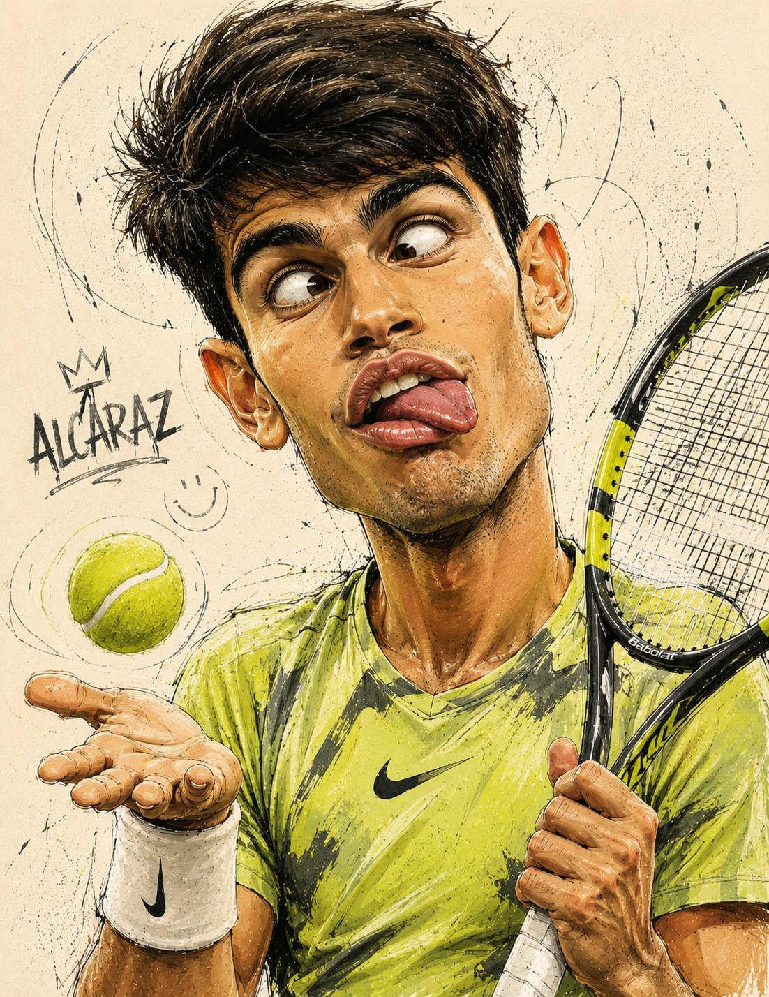 Hilarious Sports Star Caricature Series output 2
