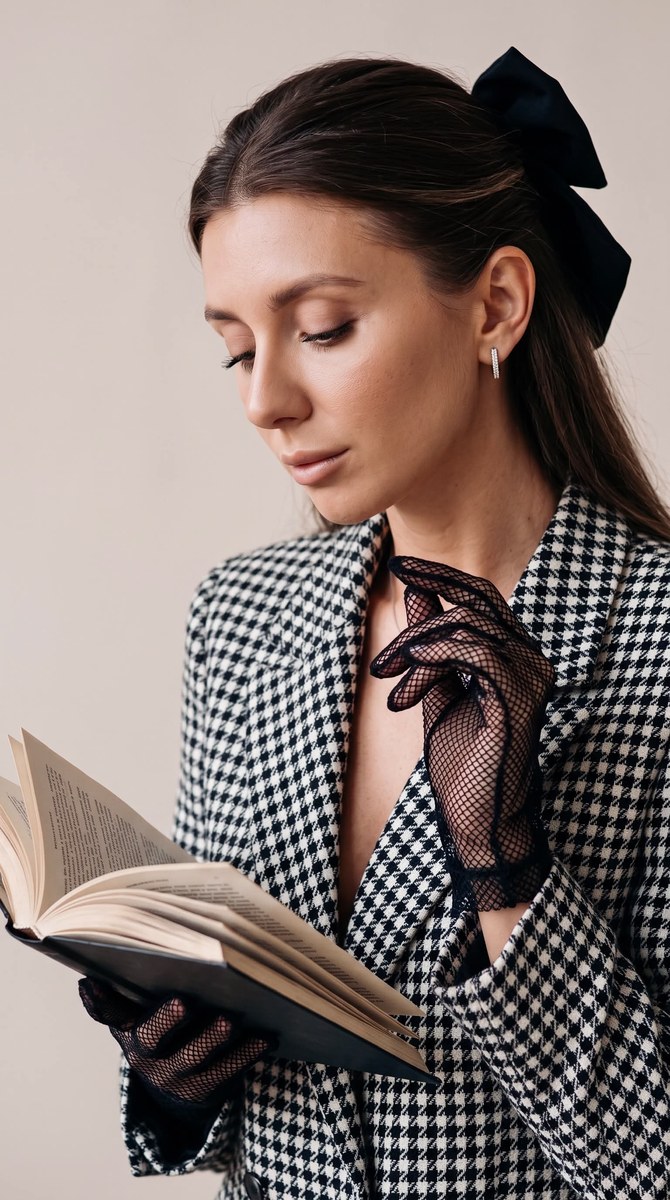 Photorealistic Fashion Portrait with a Book output 1