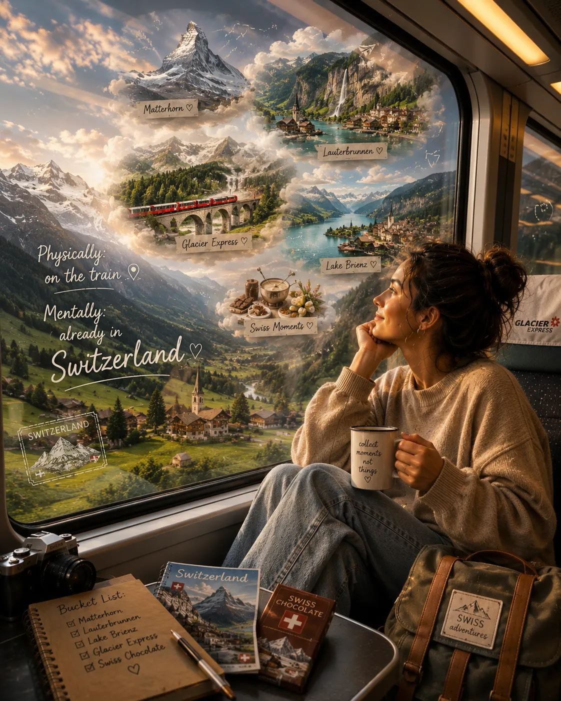 Premium Travel-Planning Map Diorama