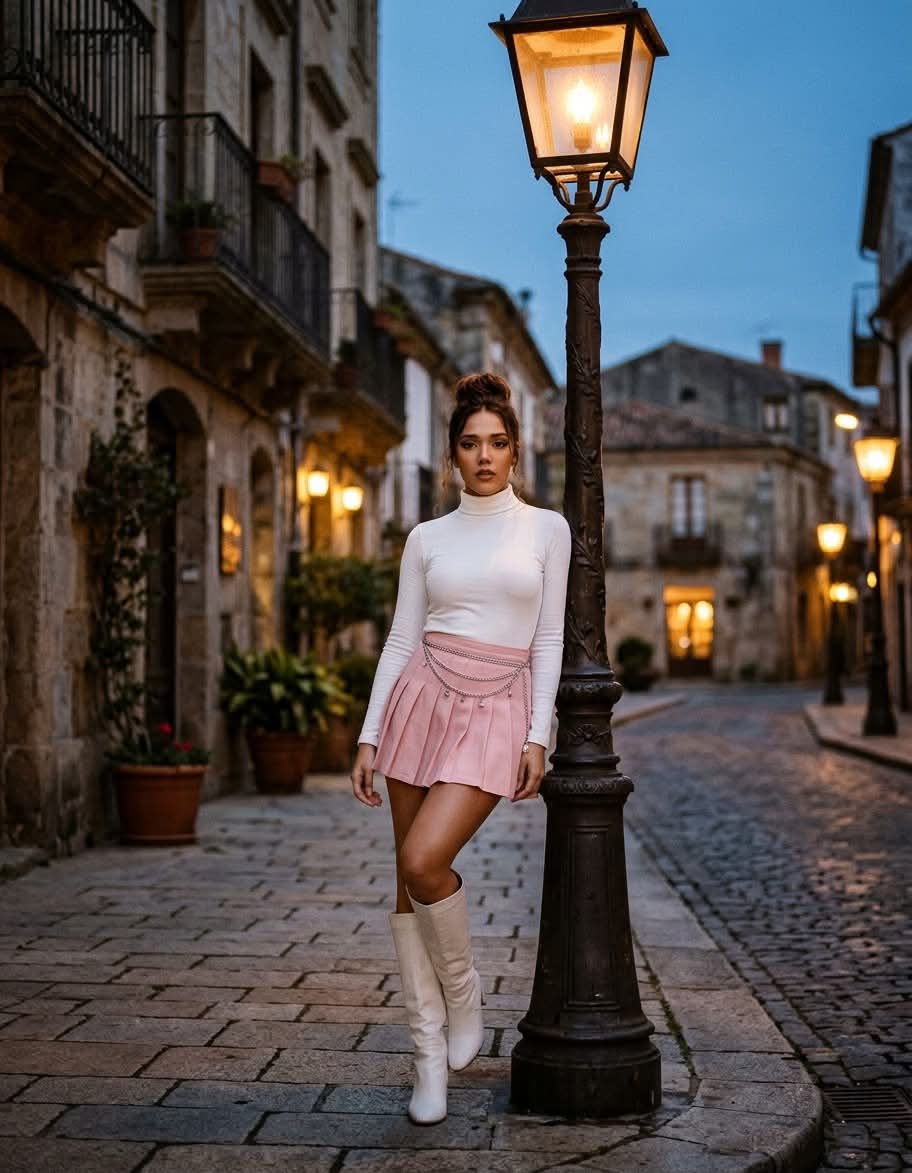 Editorial Fashion Portrait on a European Street output 2