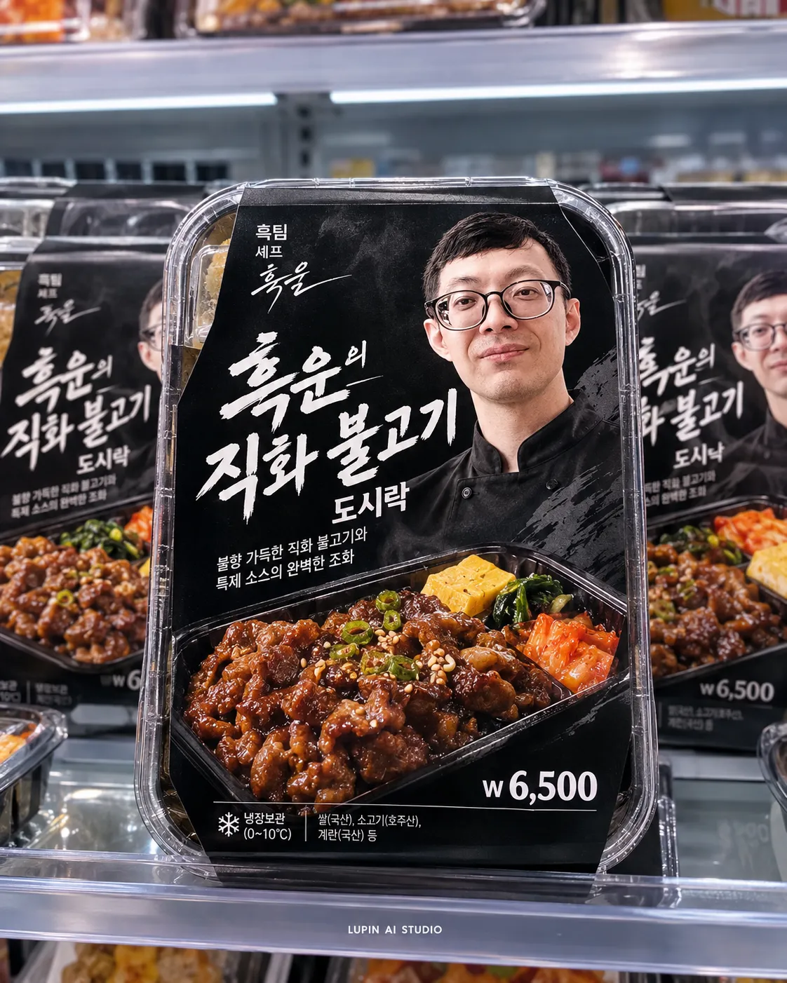 Personalized Korean Convenience-Store Chef Product Ad output 1