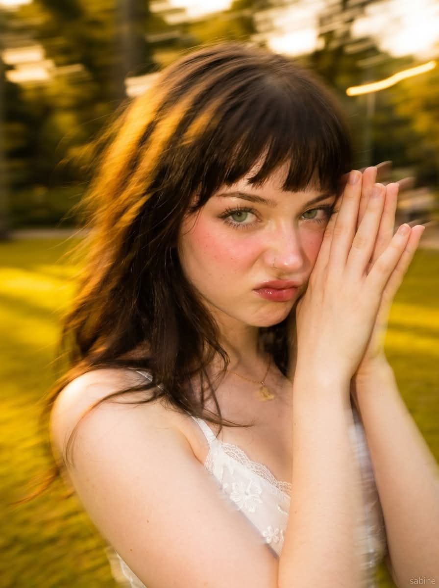 Dreamy Garden Lawn Portrait output 3