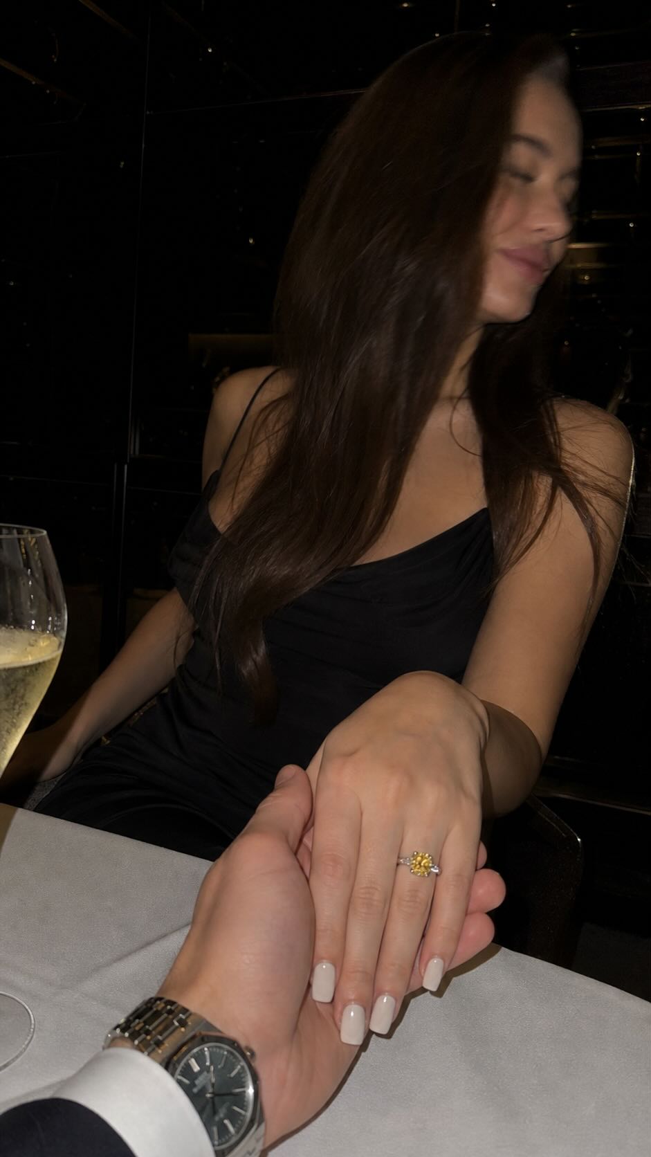 Luxury Restaurant Engagement Portrait output 2