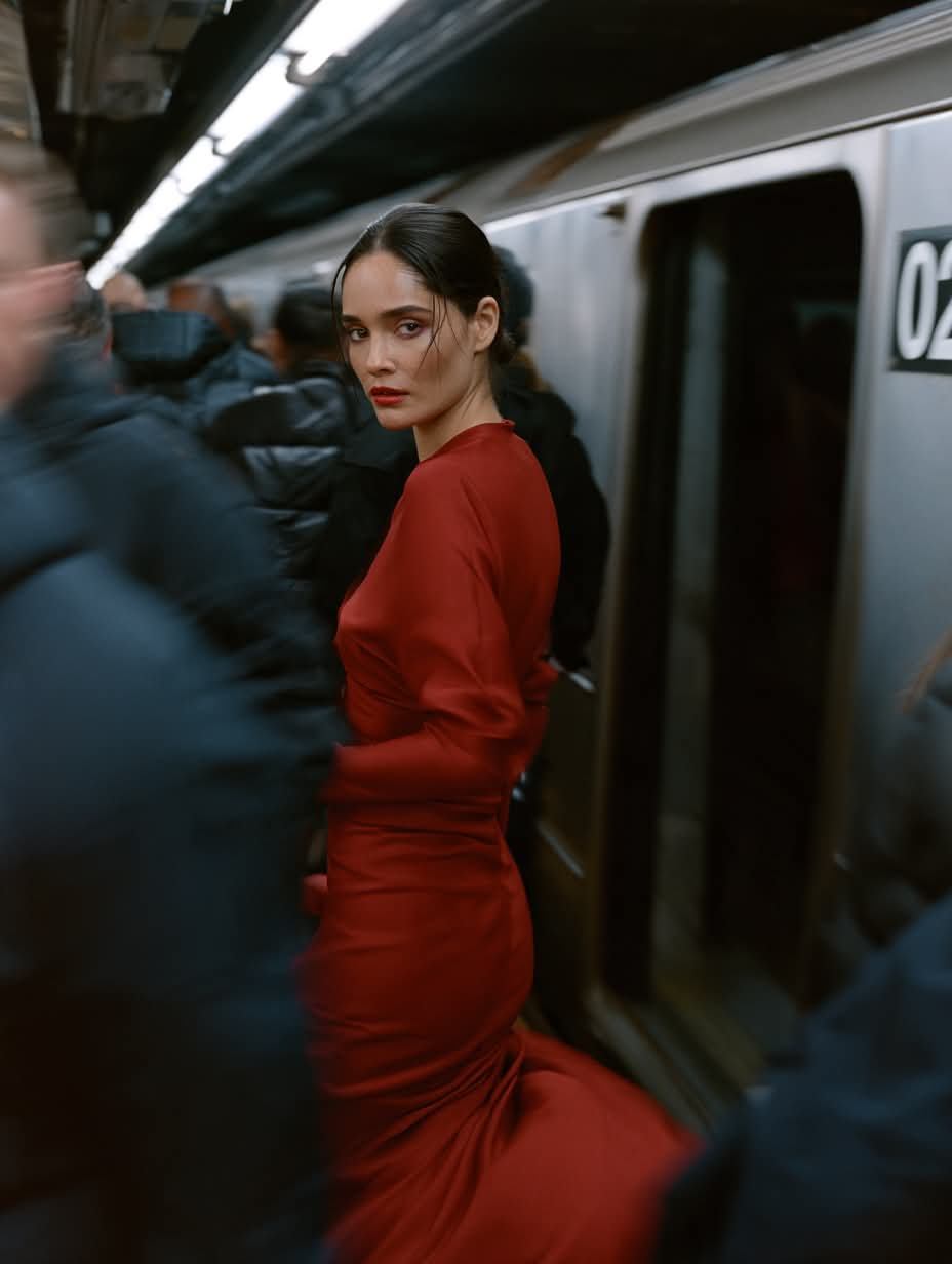 Cinematic Subway Fashion Editorial output 1