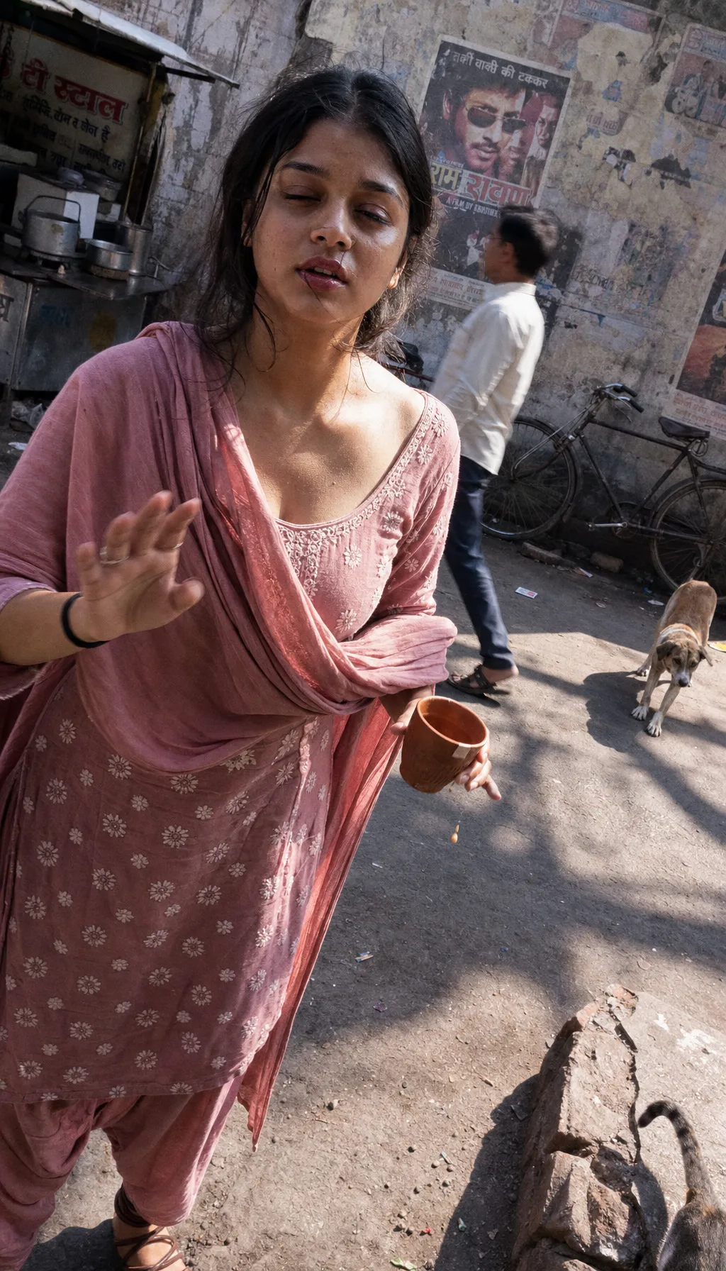 Accidental Chai-Stall Street Portrait