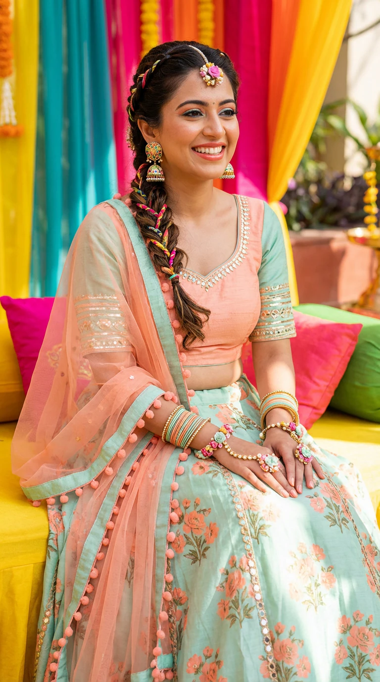 Transform a Photo into a Colorful Mehndi Ceremony Portrait
