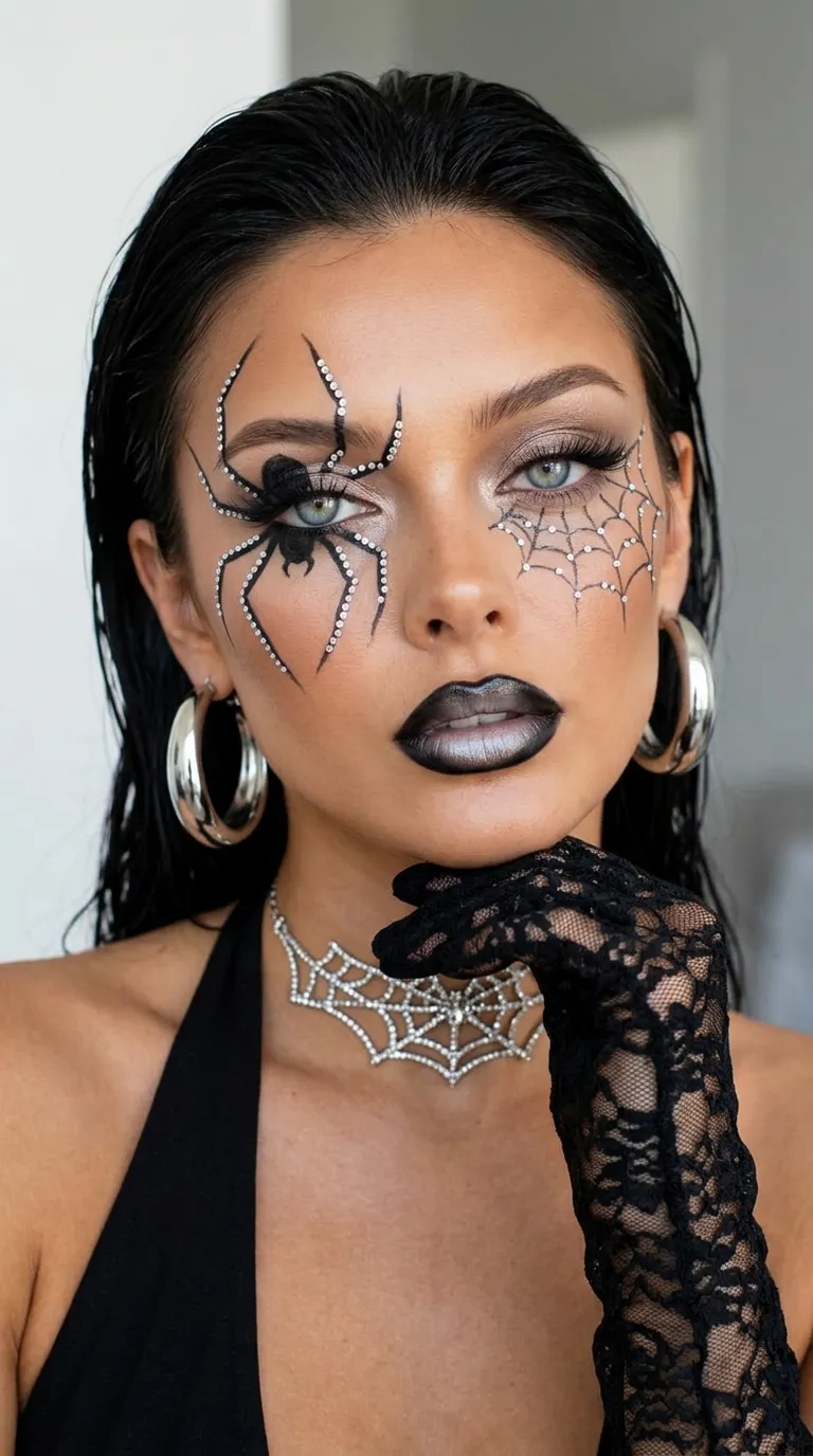 Photorealistic Halloween Beauty Portrait