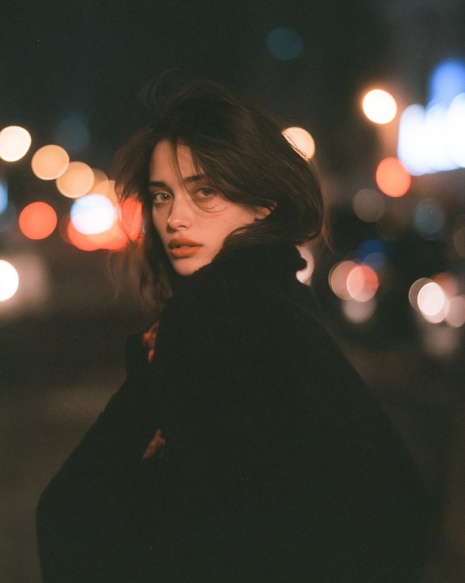 City Night Fashion Portrait