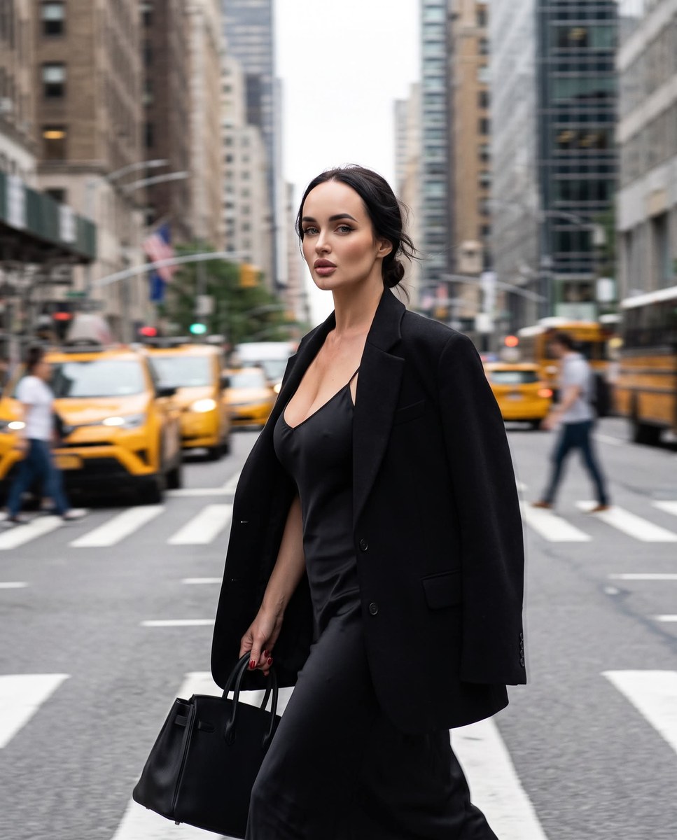 Manhattan Motion-Blur Fashion Editorial