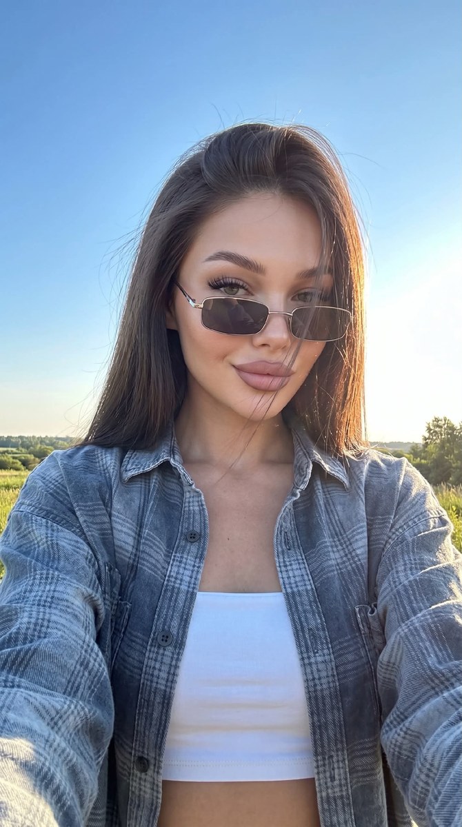 Warm Summer Selfie Portrait output 1