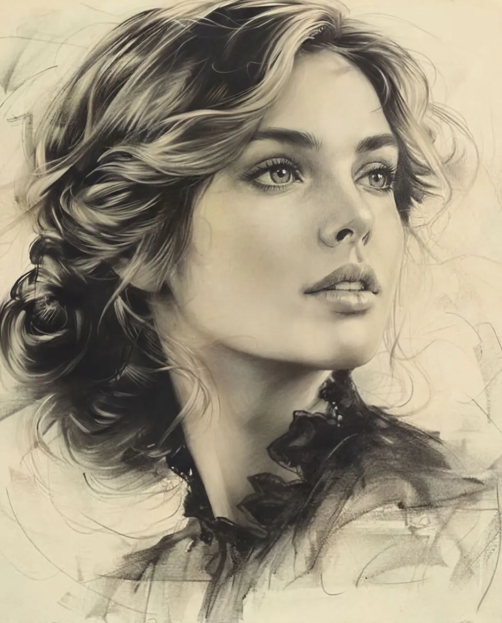 Face Identity Replacement in a Sepia Sketch Portrait