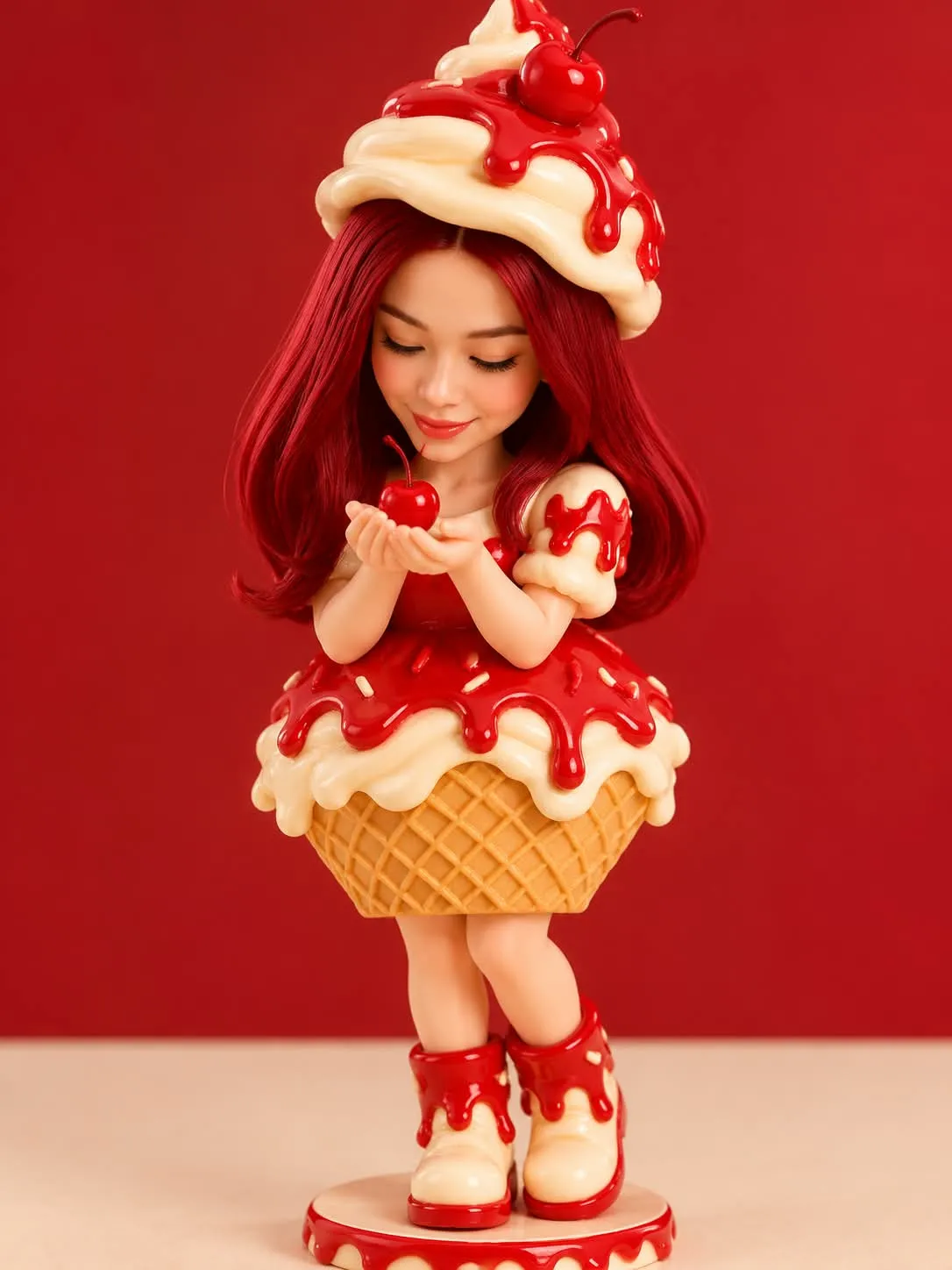 Ice Cream and Cherry Designer Toy output 3