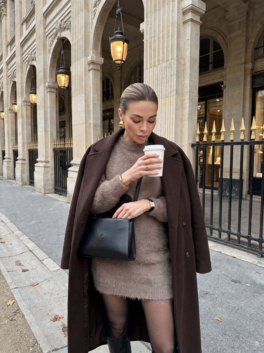 Photorealistic Paris Street-Style Portrait