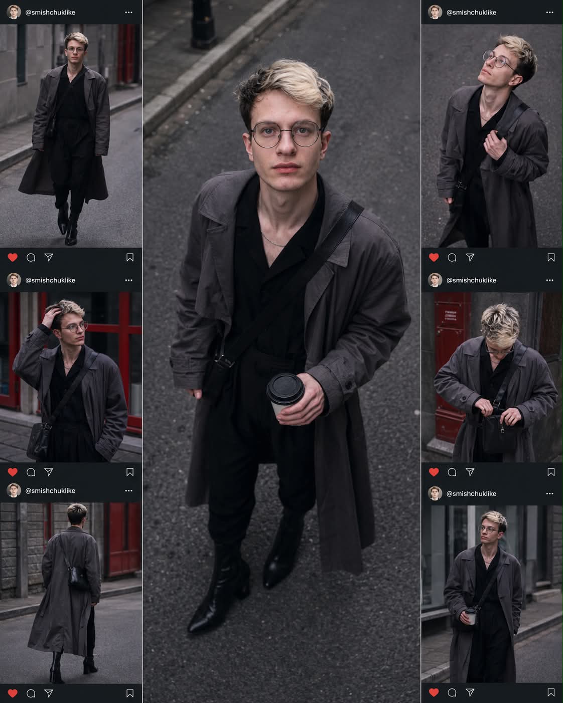 Instagram-Style Editorial Streetwear Collage output 2