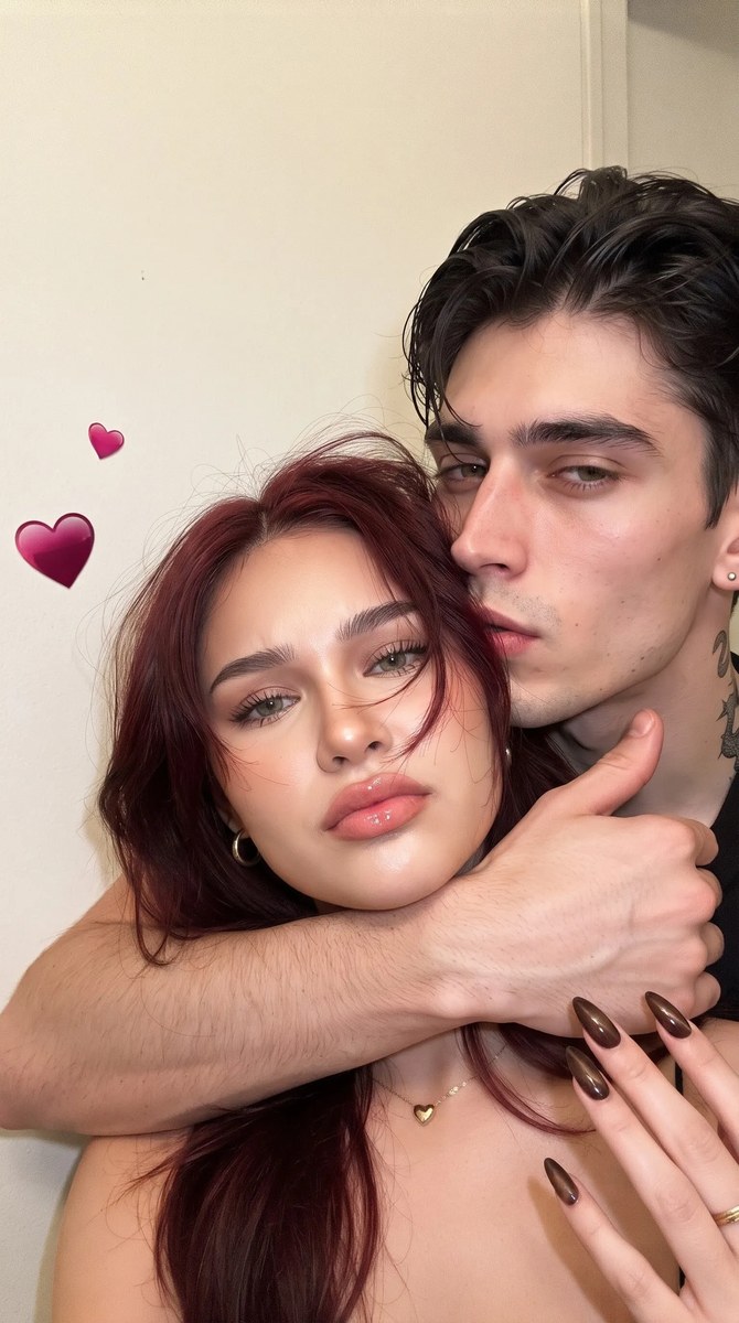 Candid Close-Up Couple Selfie output 10