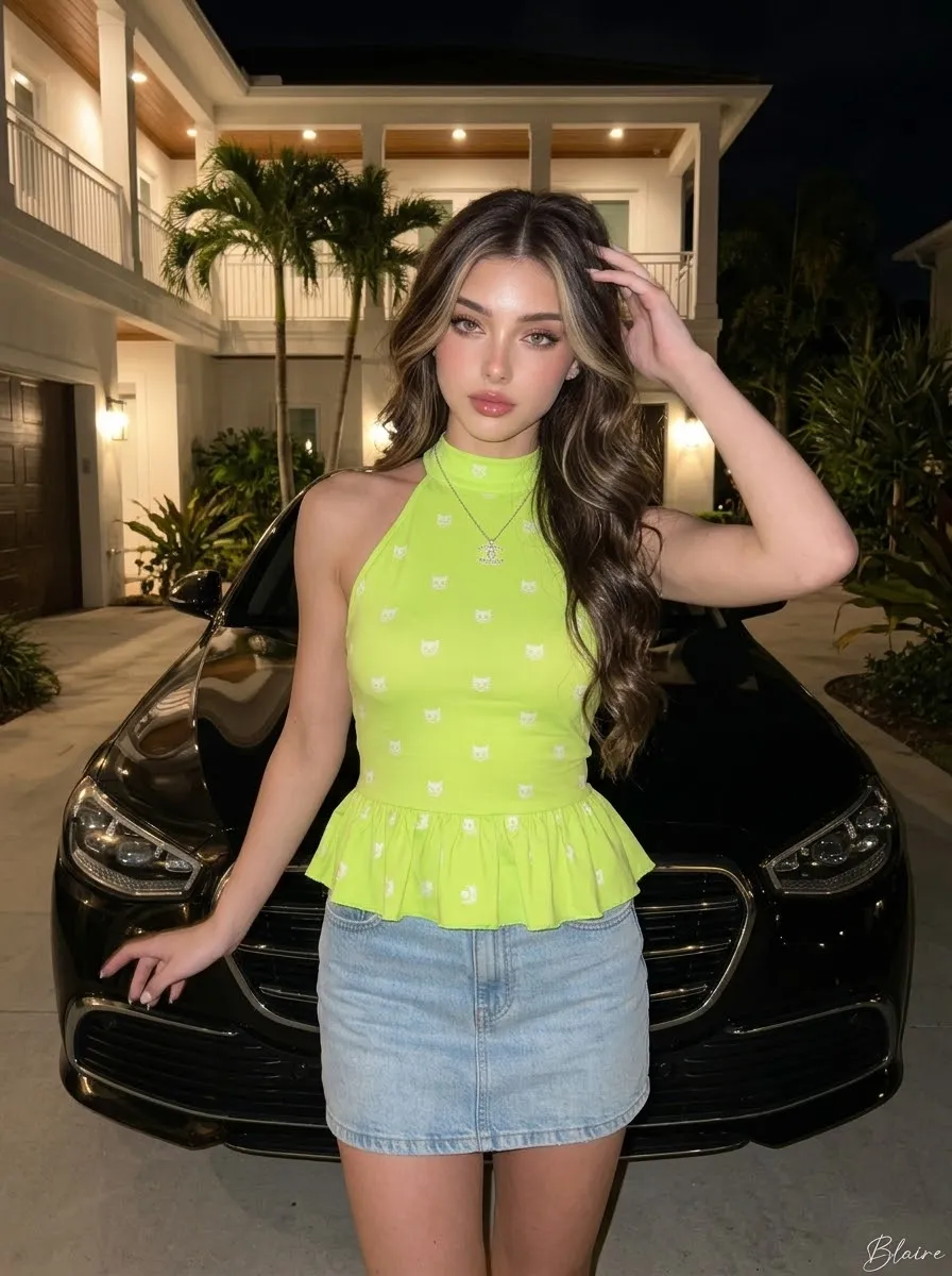 Nighttime Luxury Car Portrait output 3
