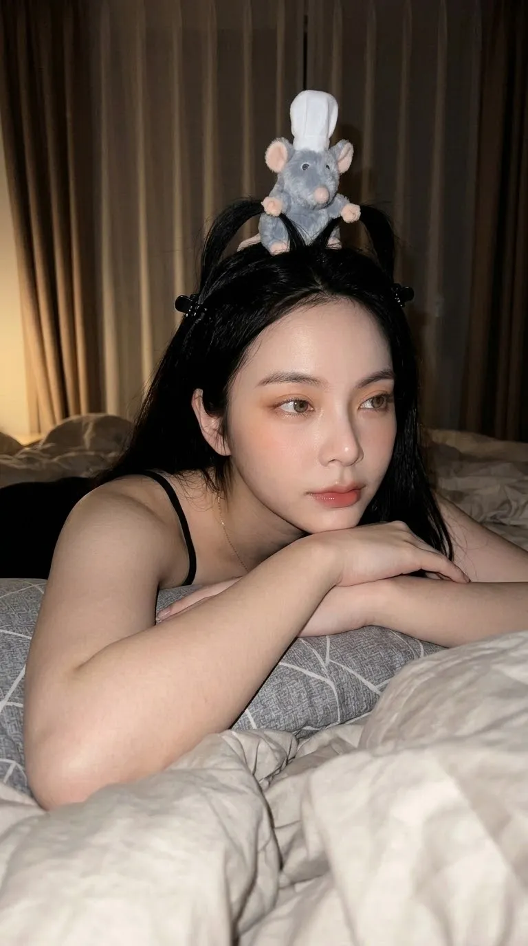 Photorealistic Cozy Night Selfie output 3