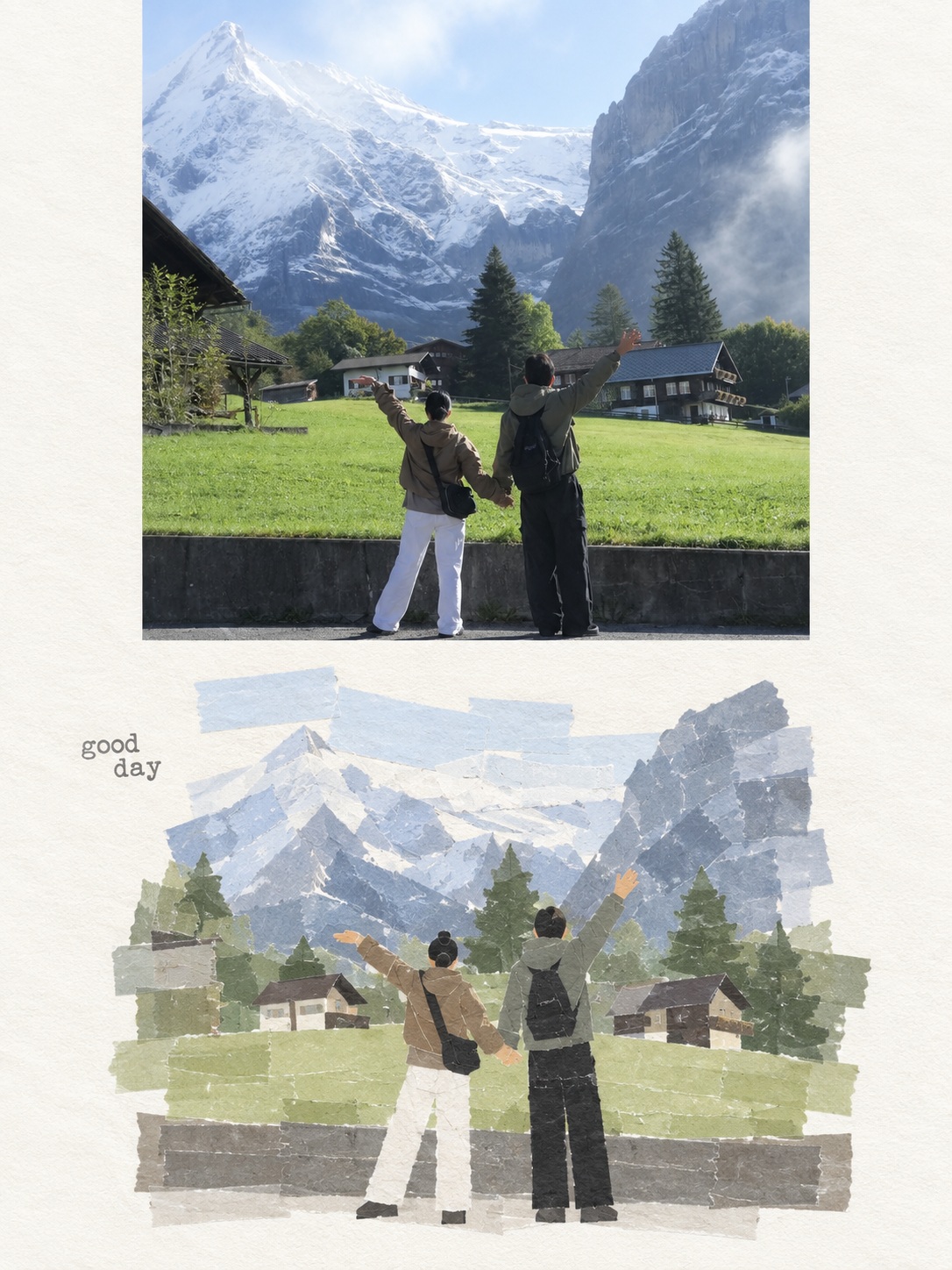 Photo to Washi-Tape Collage output 4