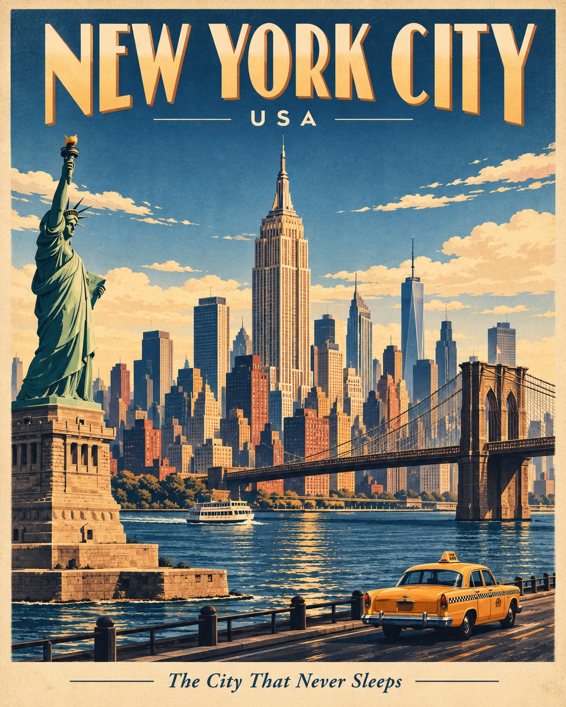 Vintage City Travel Poster output 8
