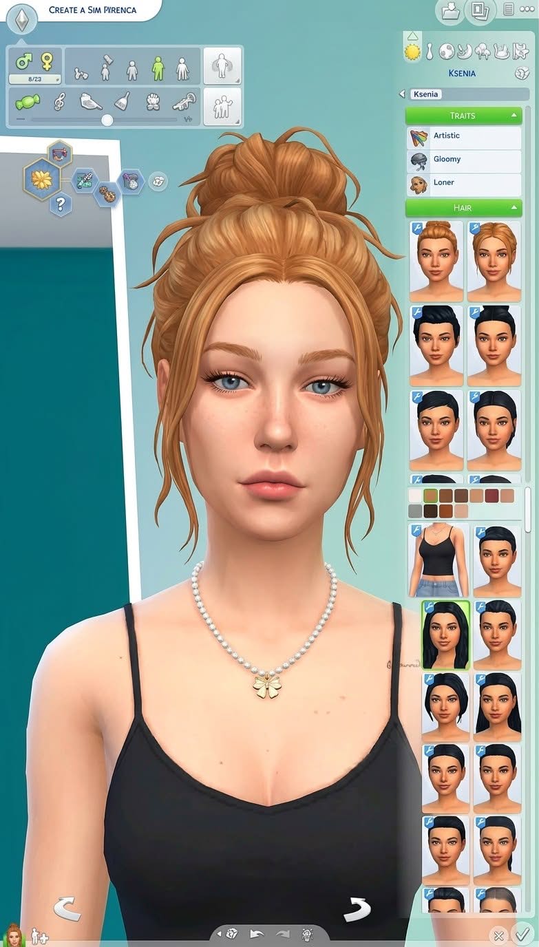 The Sims 4 Create-a-Sim Portrait from a Photo output 2