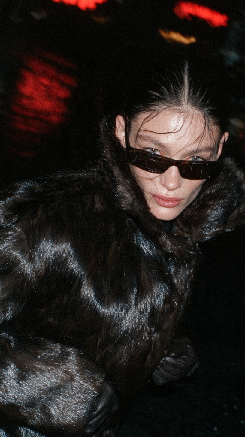 Rainy London Neo-Noir Fashion Snapshot output 3