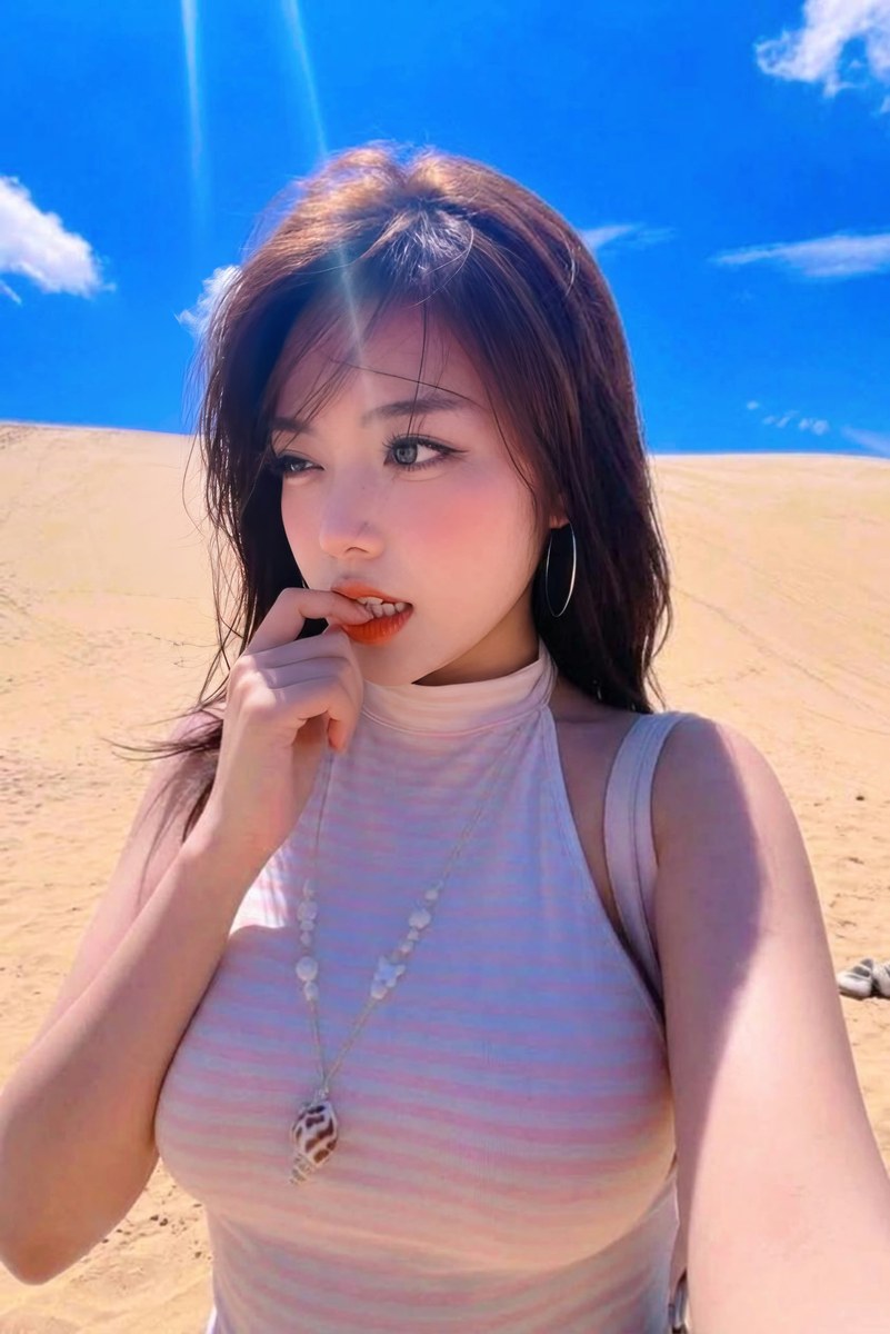 Queen of the Endless Dunes — Editorial Desert Portrait output 6