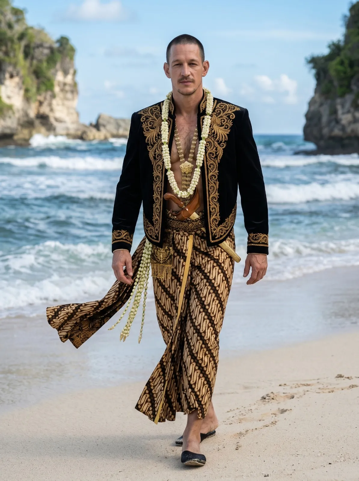 Javanese Wedding Couture on a Tropical Beach output 2
