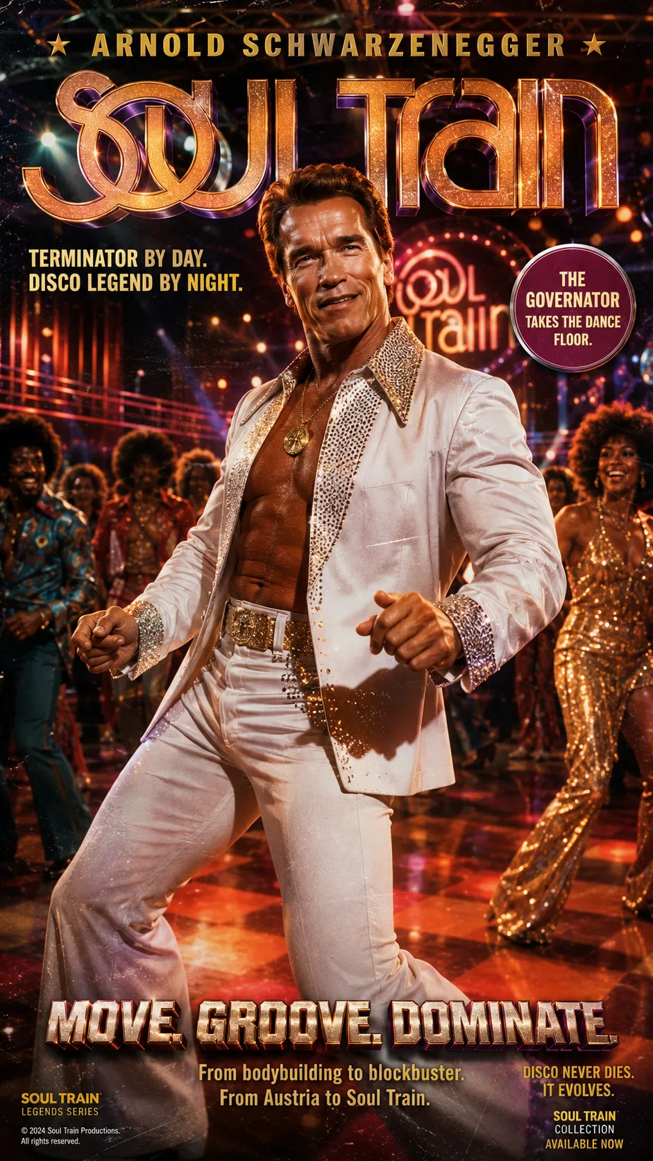 Soul Train Disco 3D Poster output 5