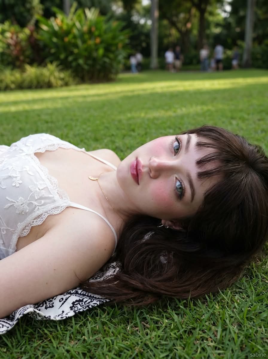 Dreamy Garden Lawn Portrait output 8