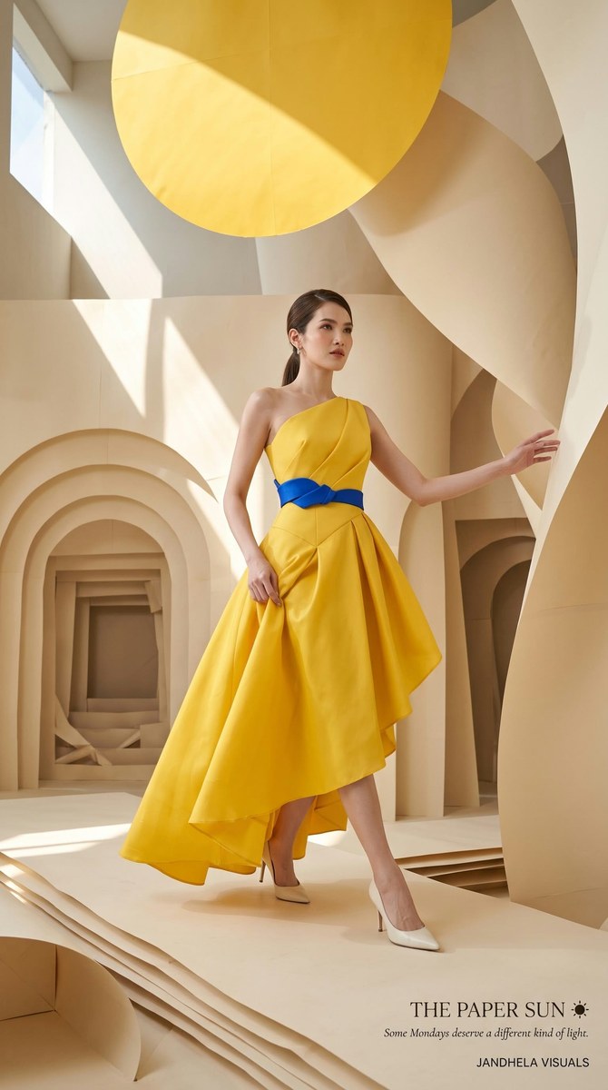 The Paper Sun: Couture in a Paper-Art Installation output 3